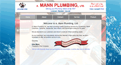 Desktop Screenshot of mannplumbing.com